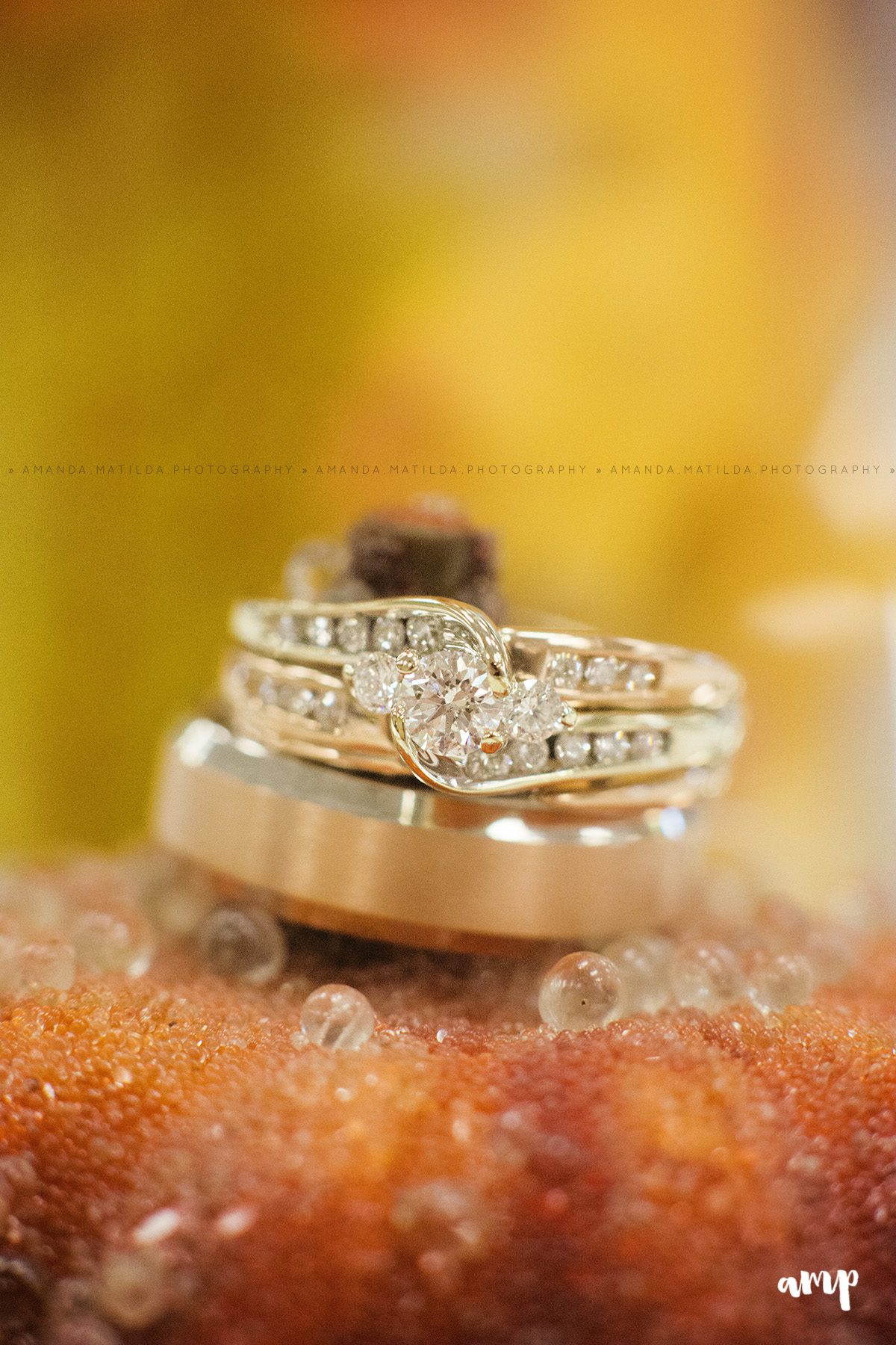 Autumn/Fall Wedding Ring detail shot | Grand Junction Wedding Photographer