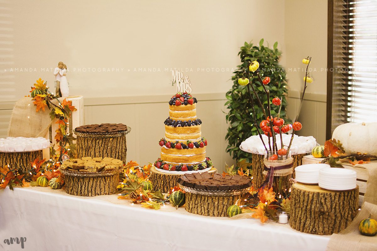 Naked Cake Dessert Table | Grand Junction Wedding Photographer