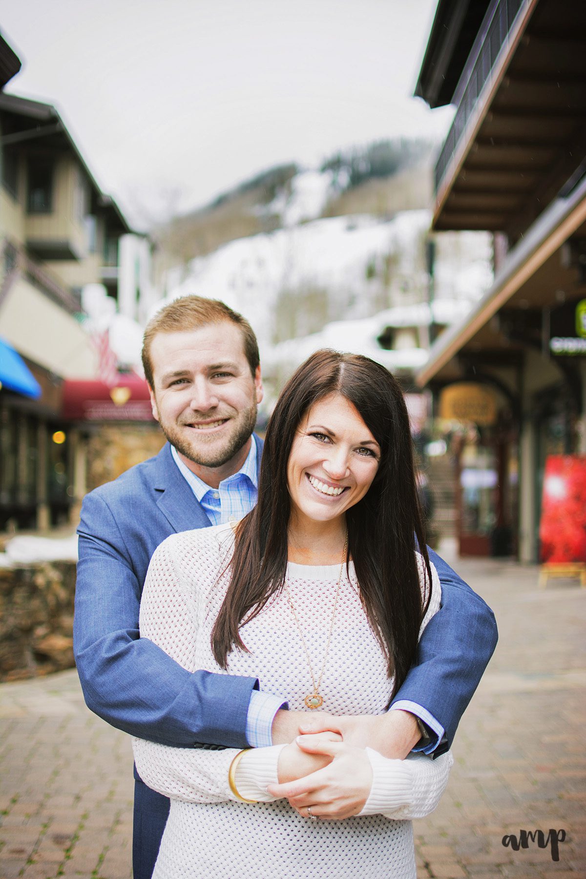 Vail Village in winter | Vail Engagement photographer