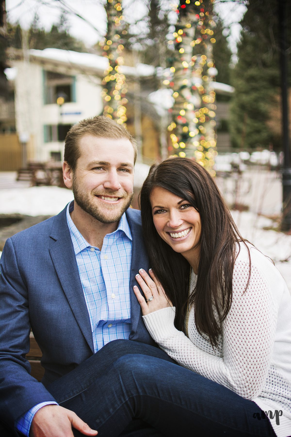 Vail Village in winter | Vail Engagement photographer