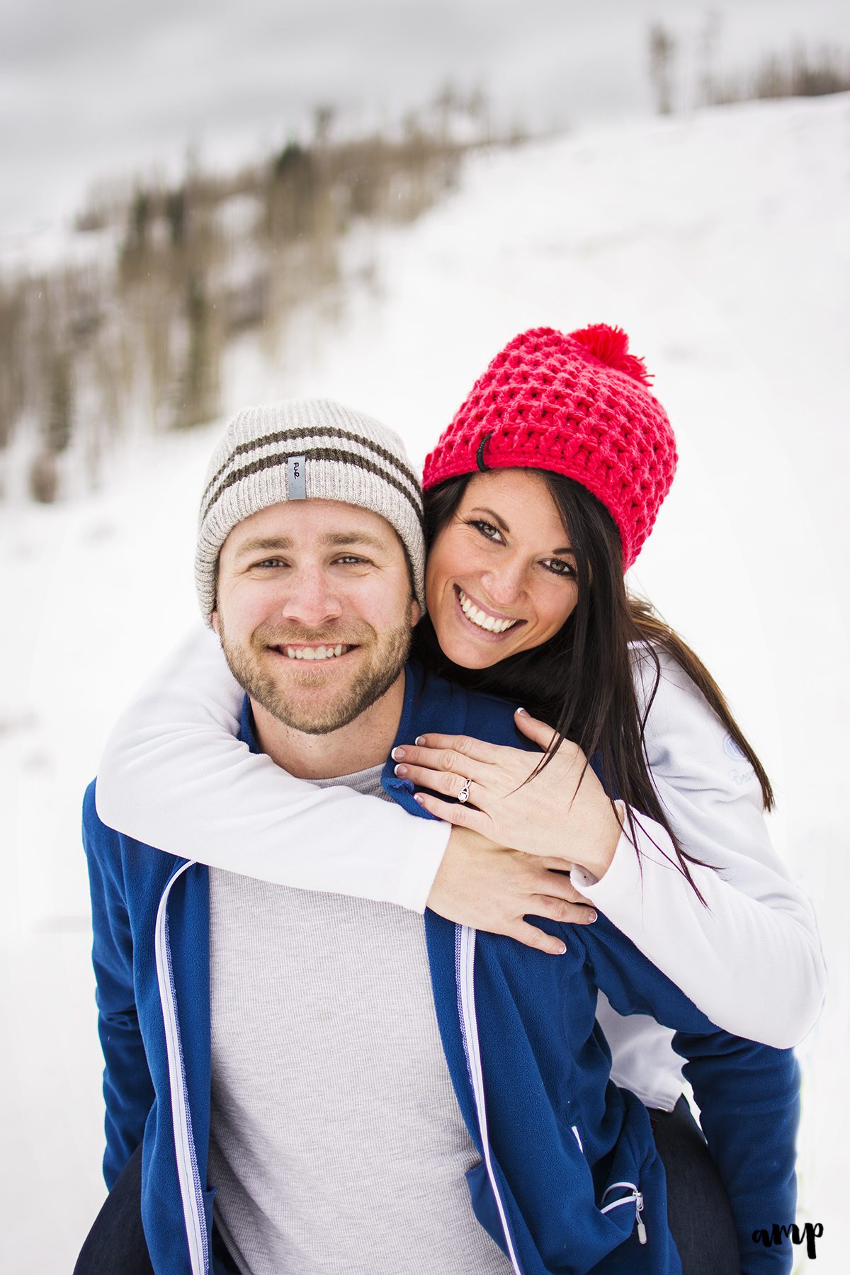 Vail Village skiing | Vail Engagement photographer