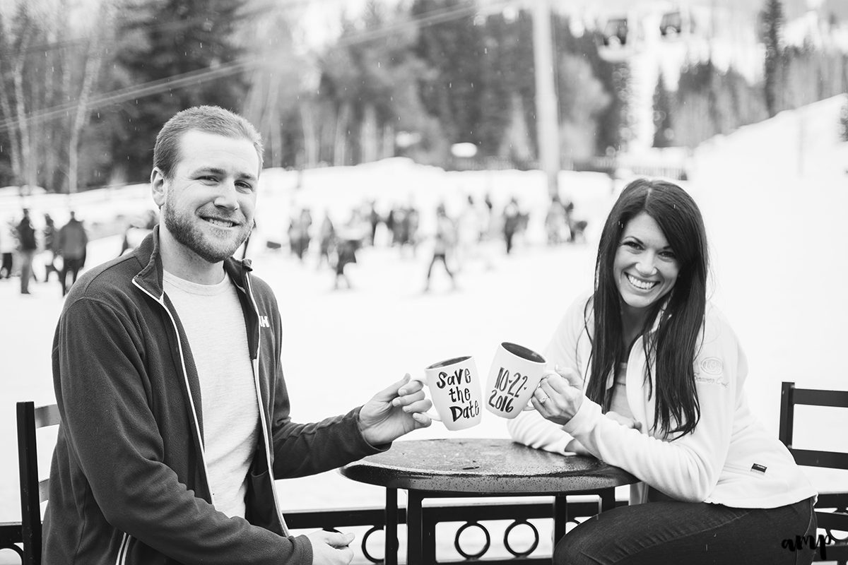 Vail Village skiing | Vail Engagement photographer