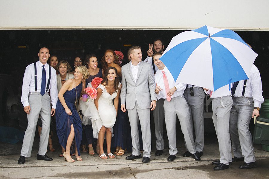 Rainy wedding day | Palisade Winery Wedding Photographer