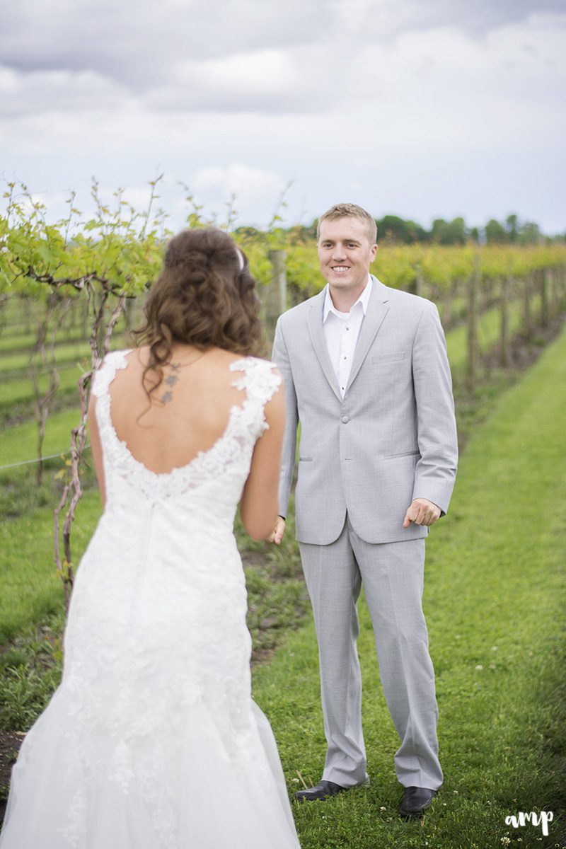 First Look | | Palisade Winery Wedding Photographer