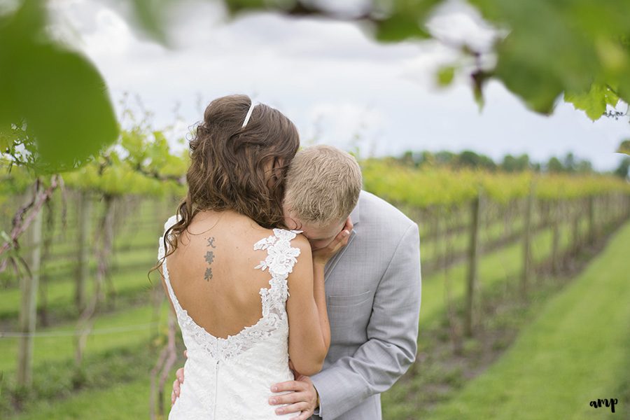 First Look | | Palisade Winery Wedding Photographer