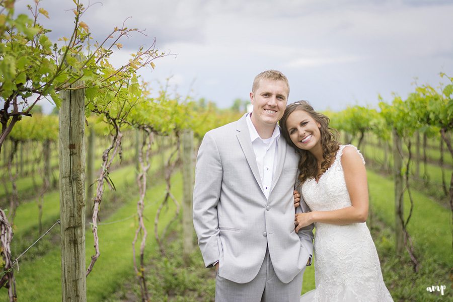 Wedding portraits in a vineyard | | Palisade Winery Wedding Photographer