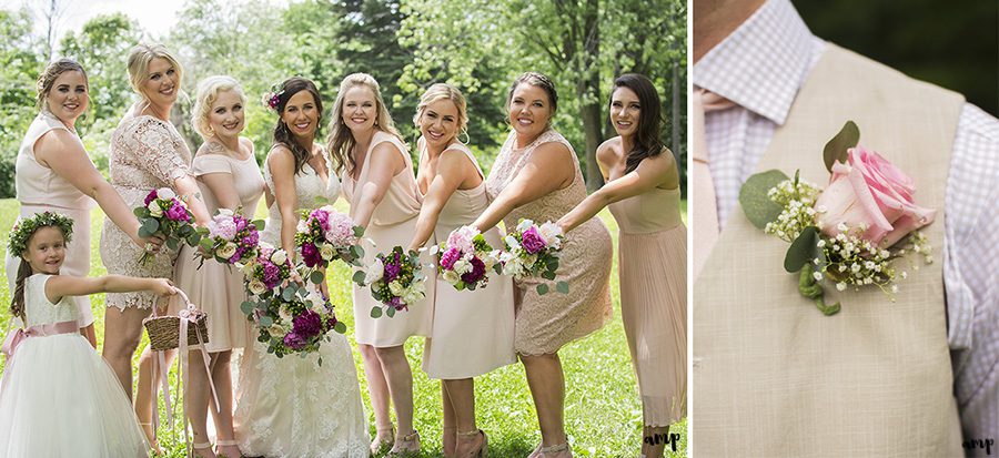 bridesmaids | Ali and Joe's #gardenwedding by amanda.matilda.photography | Colorado Wedding Photographer