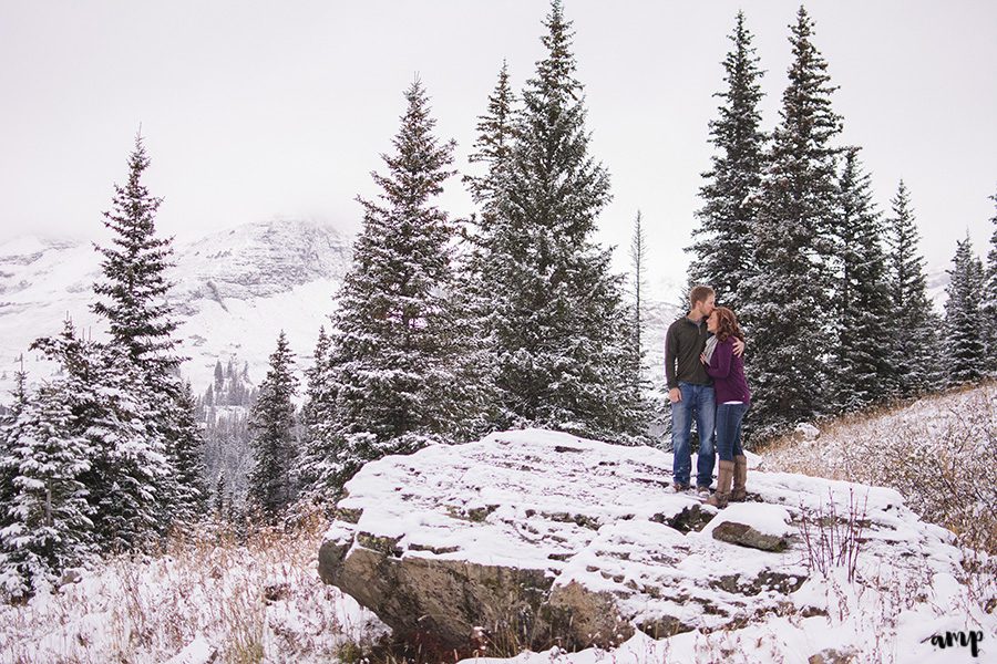 Crested Butte engagement photos | sunrise mountain engagement session