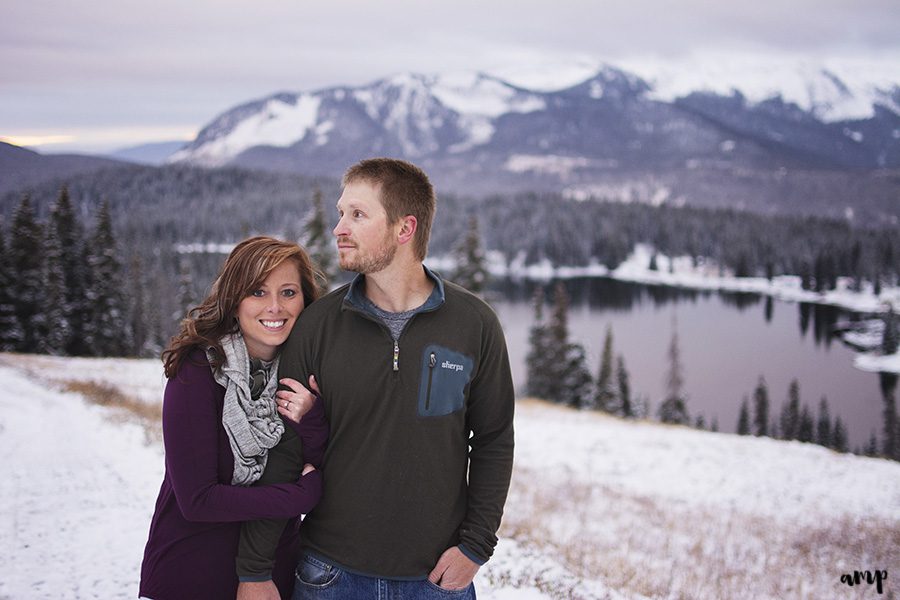 Crested Butte engagement photos | sunrise mountain engagement session