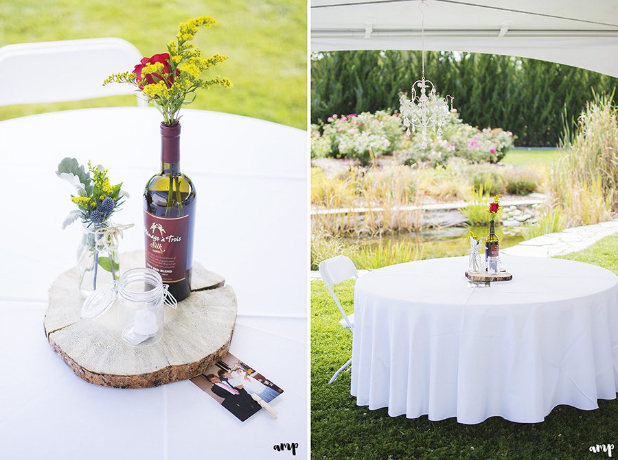 wine centerpieces | Palisade wedding photographer