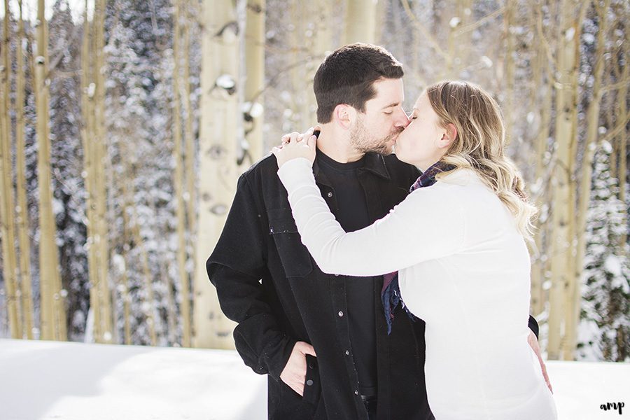 Winter Grand Mesa Engagement Session | amanda.matilda.photography