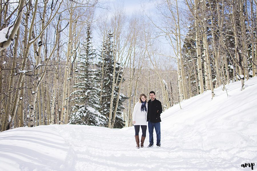 Winter Grand Mesa Engagement Session | amanda.matilda.photography