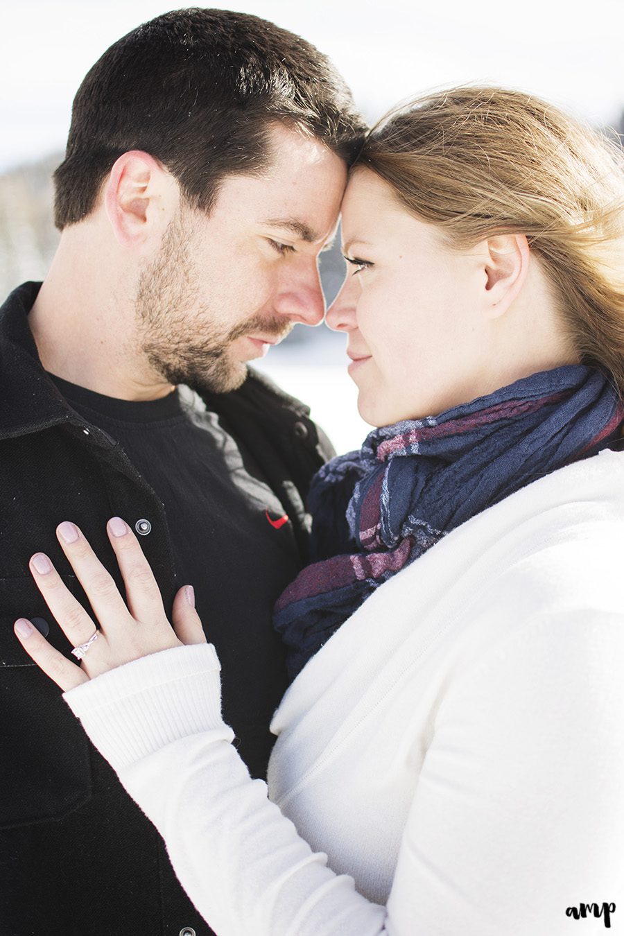 Winter Grand Mesa Engagement Session | amanda.matilda.photography