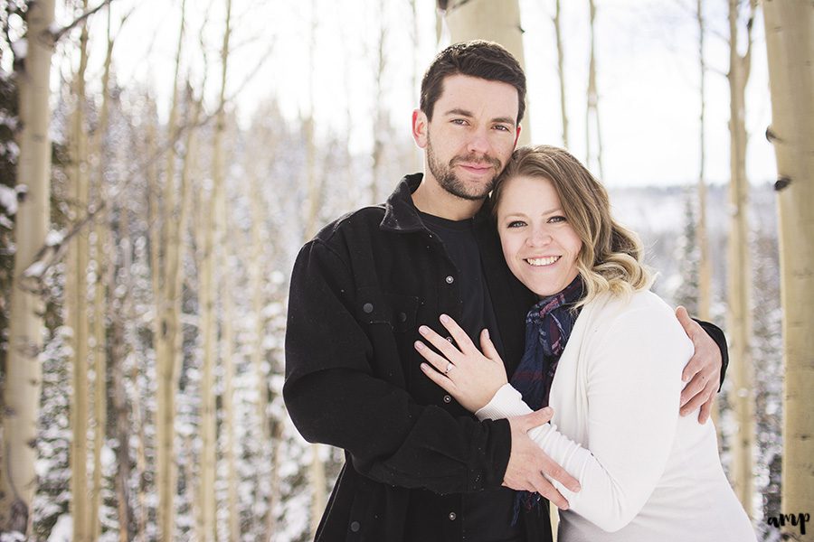 Winter Grand Mesa Engagement Session | amanda.matilda.photography