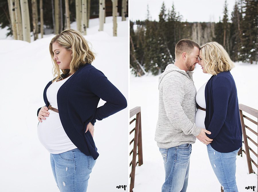 Winter Maternity Photography | Grand Junction Colorado | amanda.matilda.photography