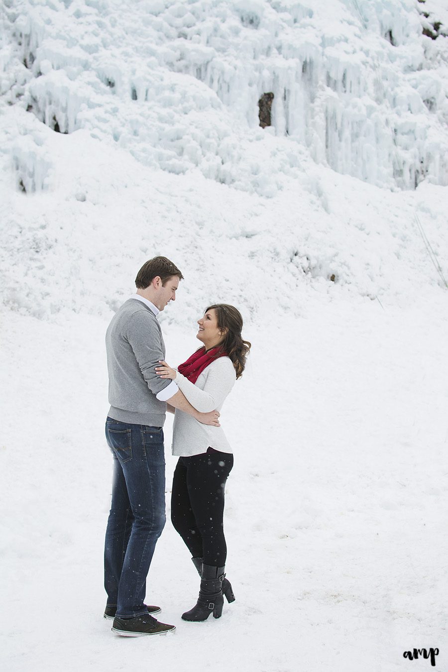 Ouray Ice Park Engagement Session | amanda.matilda.photography