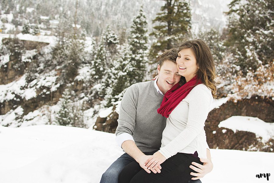 Ouray Ice Park Engagement Session | amanda.matilda.photography