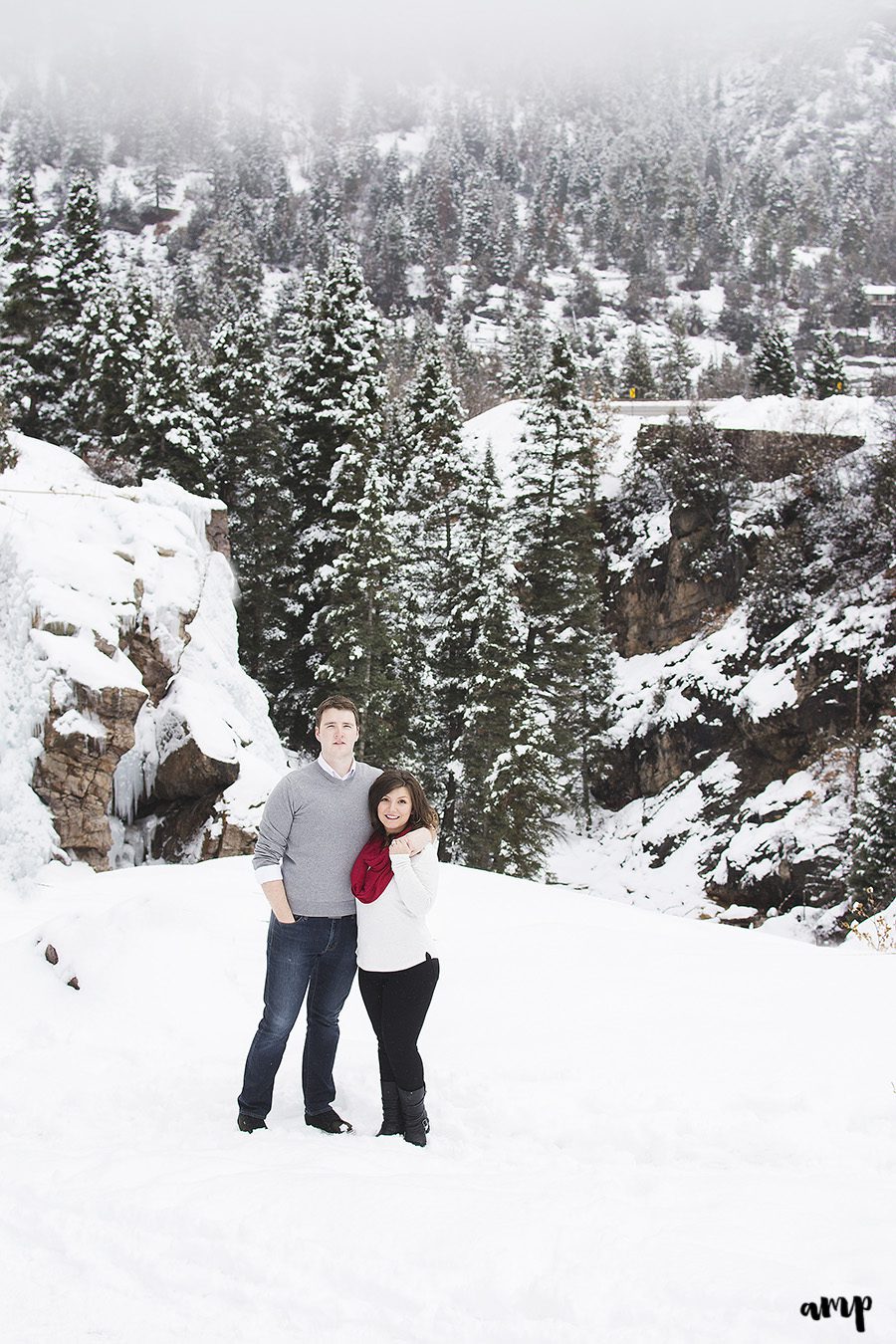 Ouray Ice Park Engagement Session | amanda.matilda.photography