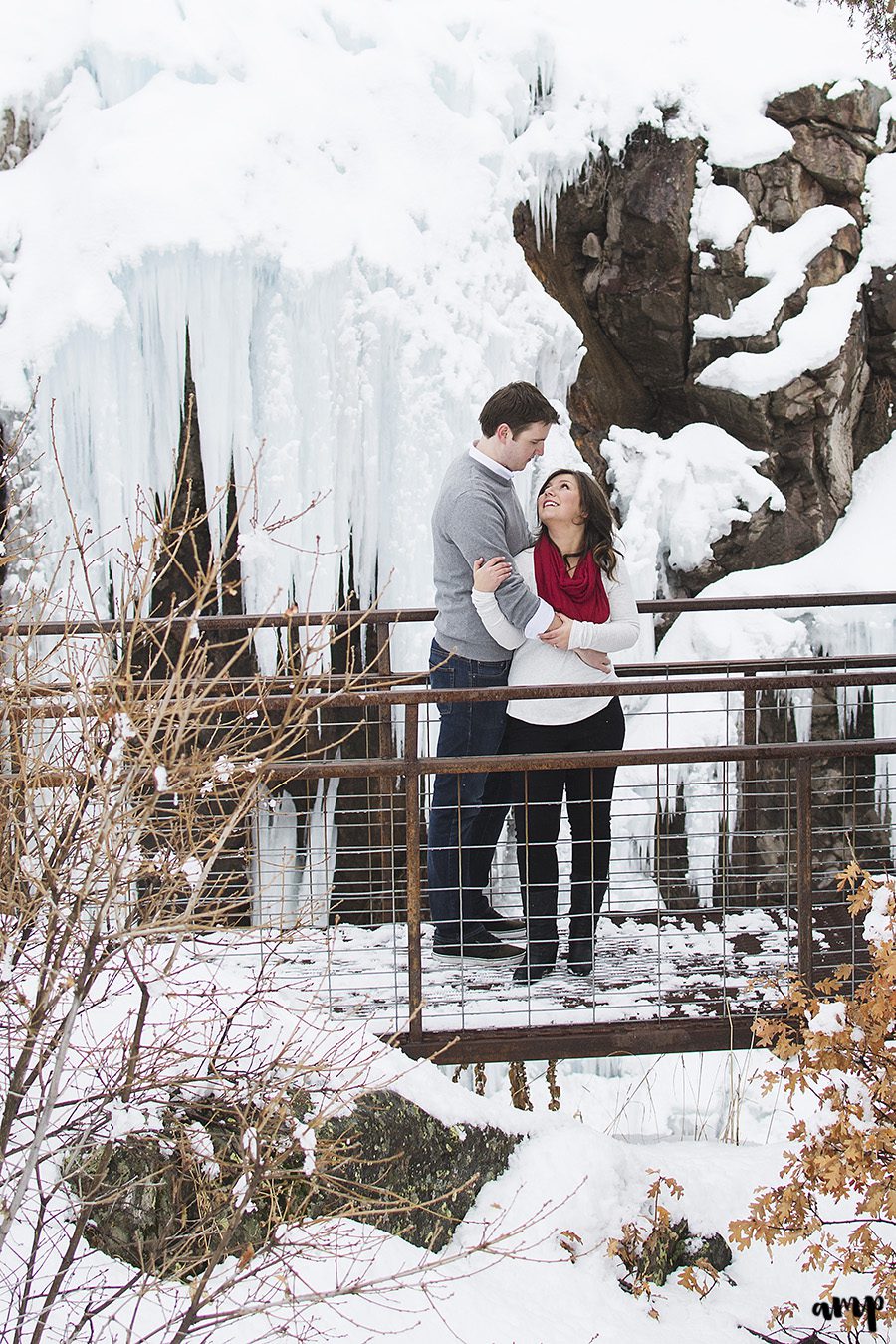 Ouray Ice Park Engagement Session | amanda.matilda.photography