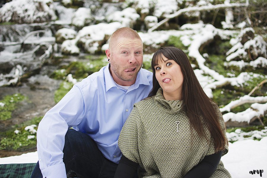 Rifle Fall Cascades Engagement Photographer | amanda.matilda.photography