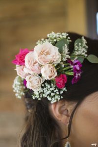 Wedding Veil Alternatives: Floral Headpiece