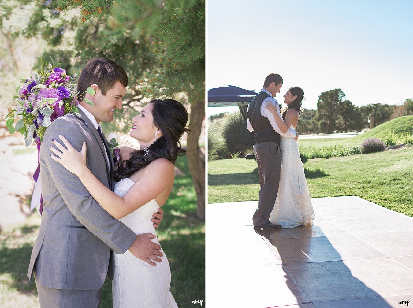 Bride and Groom at their Black Canyon of Gunnison Wedding