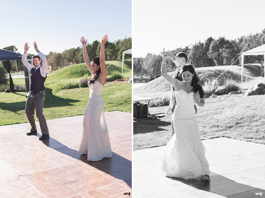 Bride and Groom's first dance