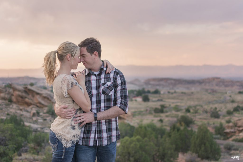 Sunset Engagement on the Colorado National Monument