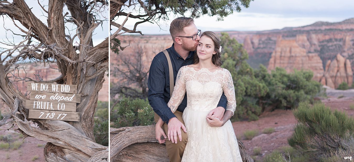 Elopement on the Colorado National Monument, Grand Junction CO | amanda.matilda.photography