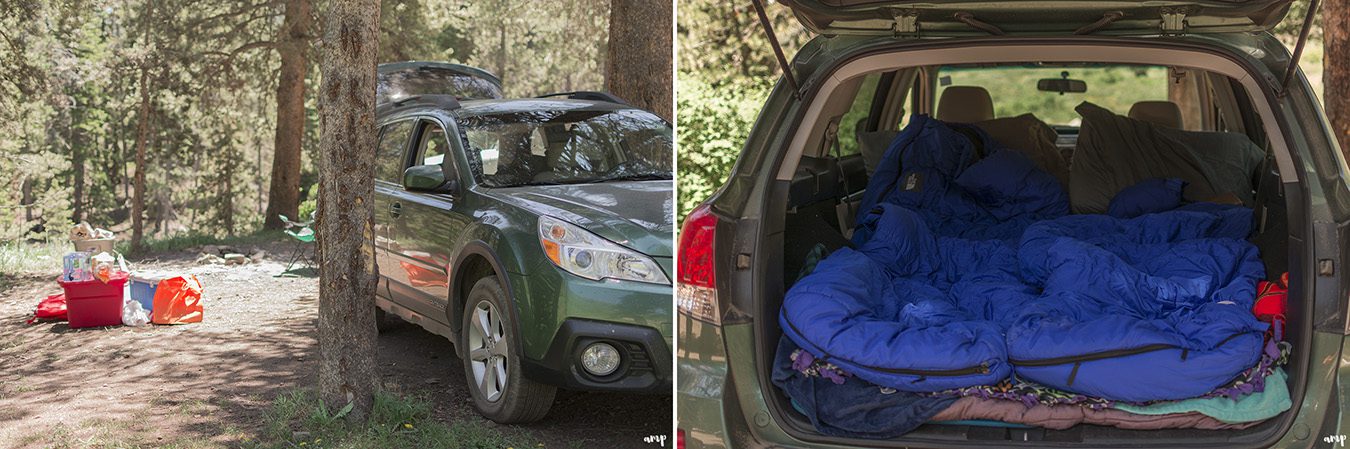 Car Camping in a Subaru Outback in Crested Butte | amanda.matilda.photography