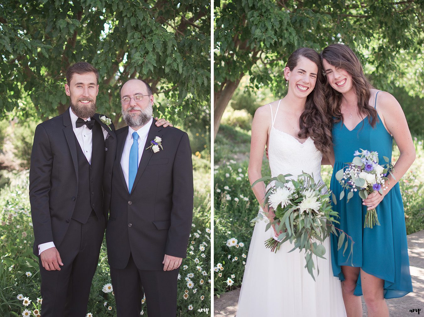 Wedding party for a Montrose Botanic Garden Elopement