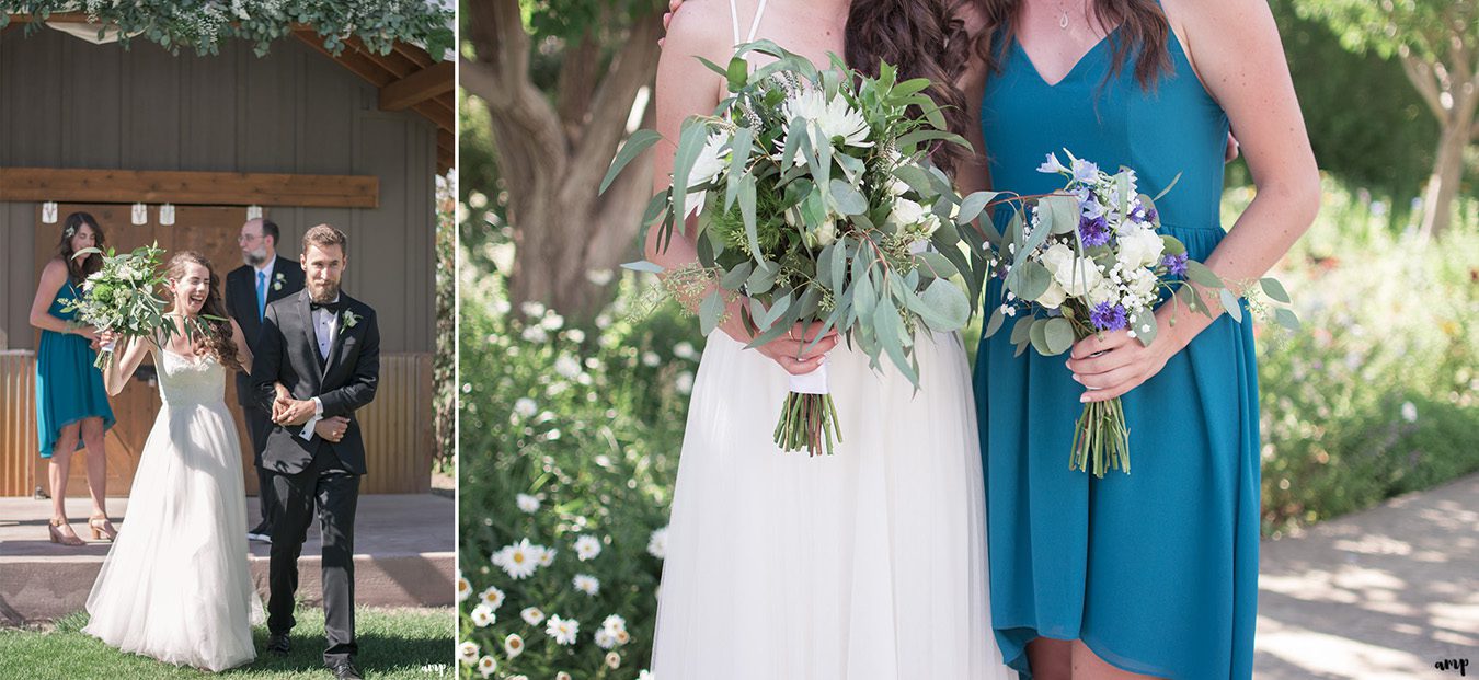 Flowers by Alpine Floral for the Montrose Botanic Garden Elopement
