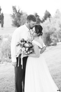 Bride and Groom have a quiet moment together