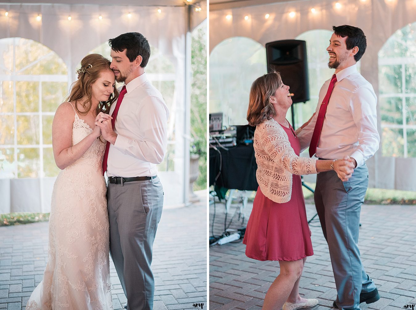 Bride and groom's first dance