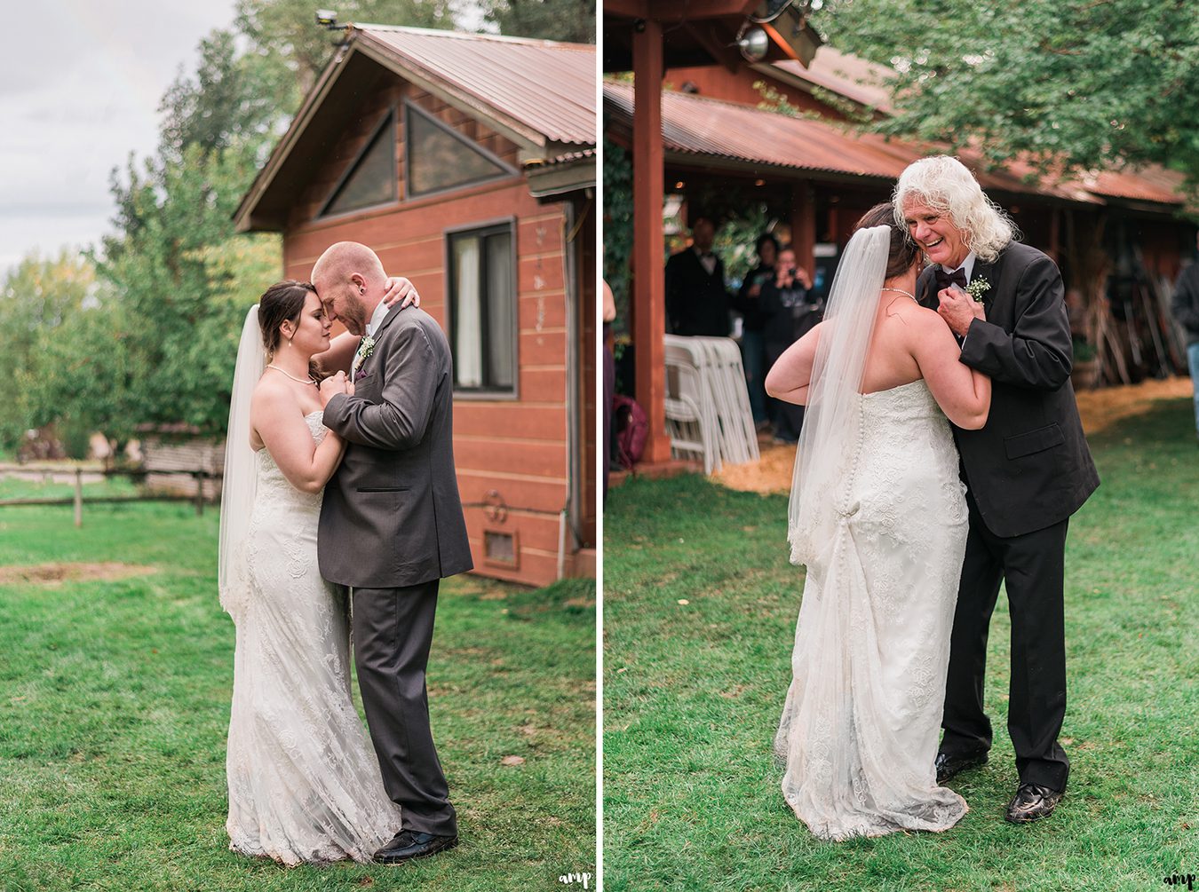 Bride and groom's first dance, father-daughter dance