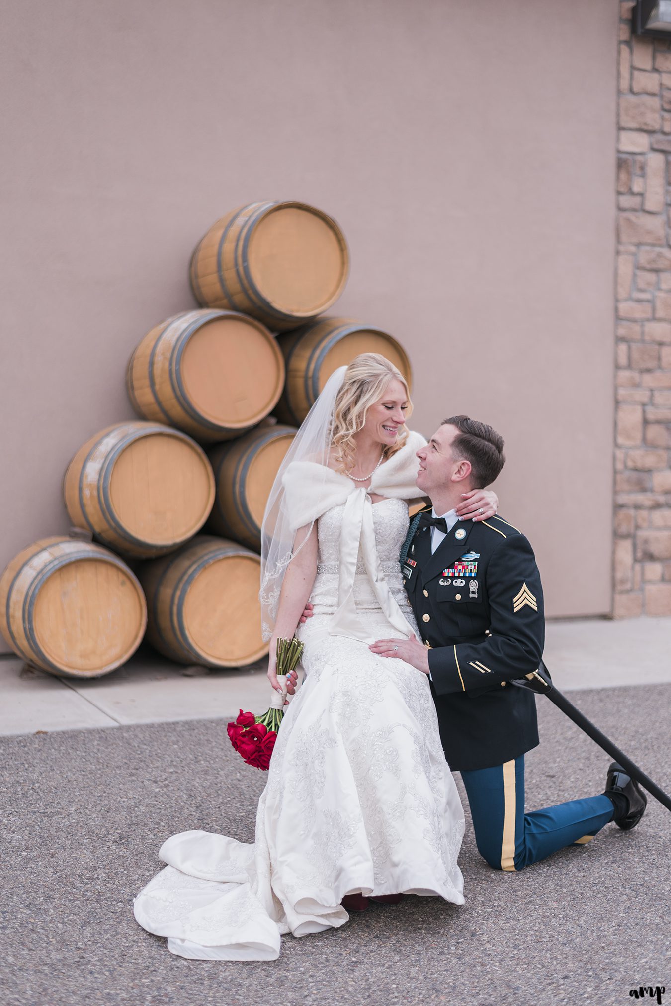 Winter Wedding at Two Rivers Winery in Grand Junction | amanda.matilda.photography