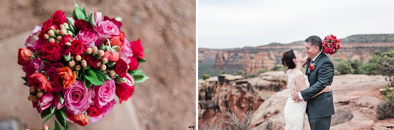 Mike & Amy's Spring Elopement on the Colorado National Monument in Grand Junction | amanda.matilda.photography