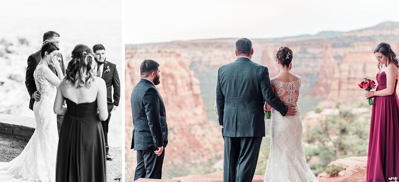 Mike & Amy's Spring Elopement on the Colorado National Monument in Grand Junction | amanda.matilda.photography