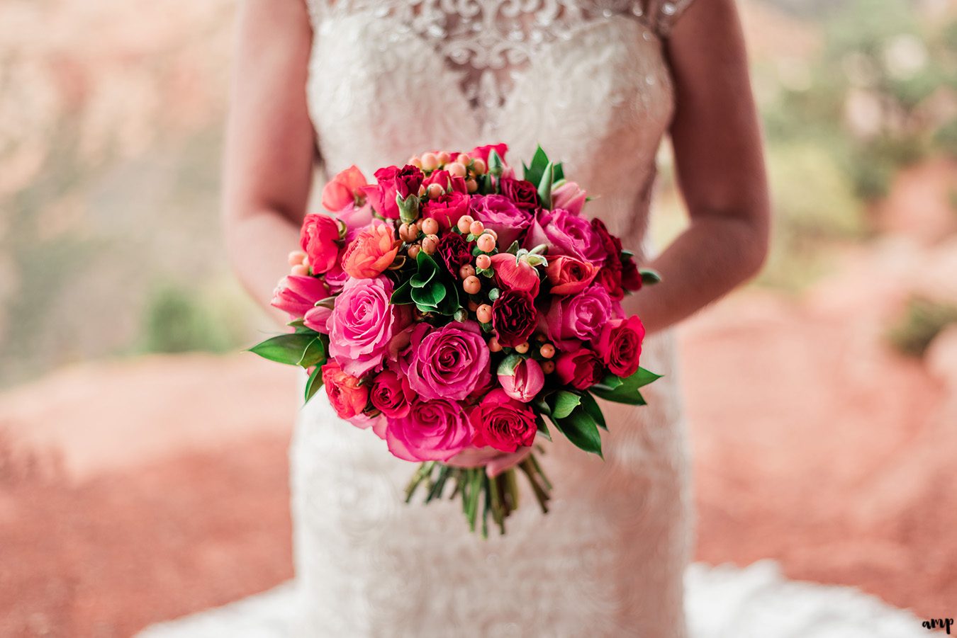 Spring wedding bouquet by Bride & Bloom Design in Grand Junction