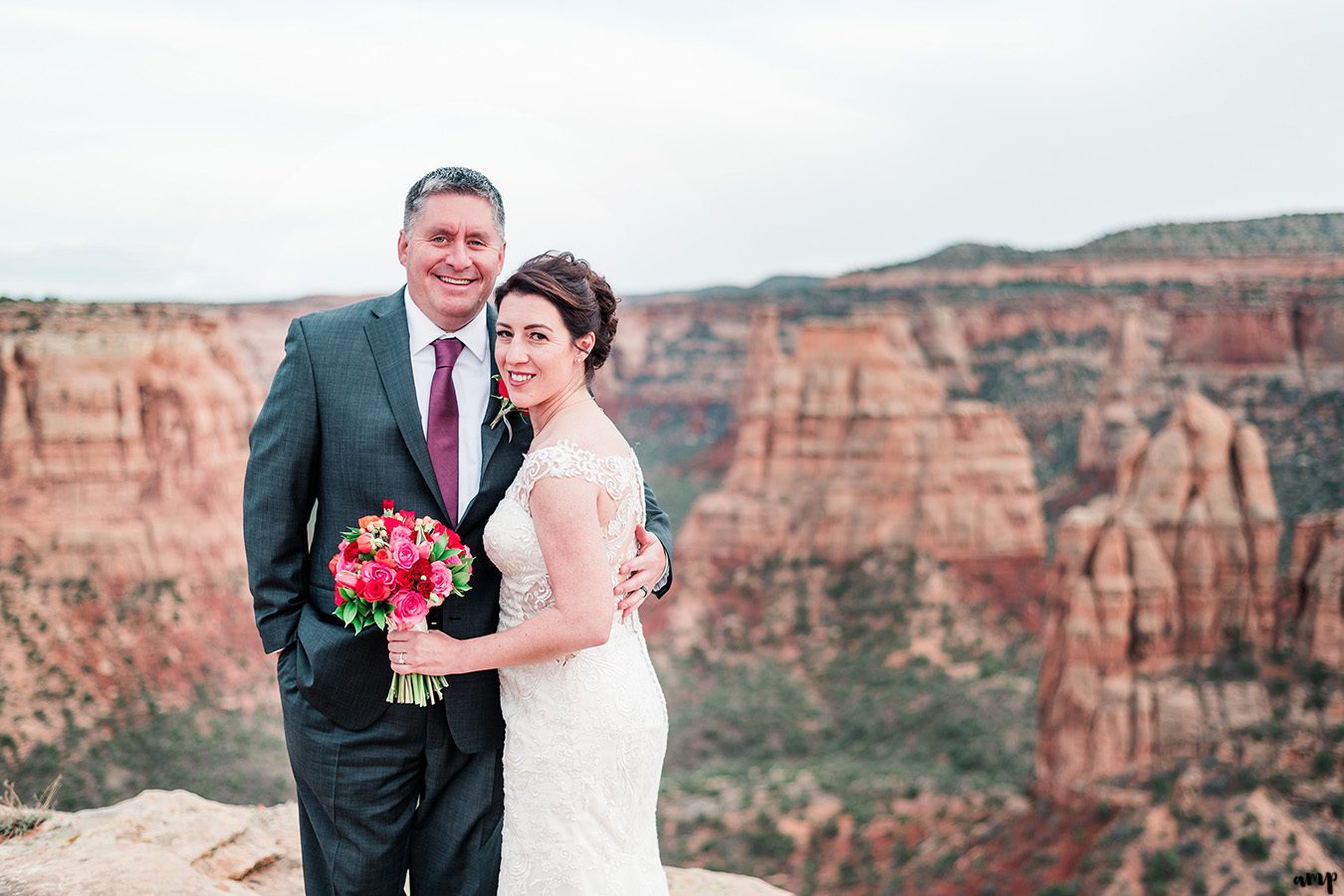 Mike & Amy's Spring Elopement on the Colorado National Monument in Grand Junction | amanda.matilda.photography