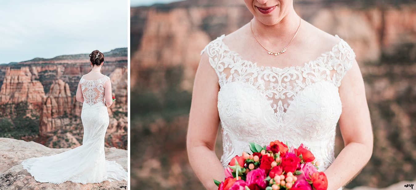 Mike & Amy's Spring Elopement on the Colorado National Monument in Grand Junction | amanda.matilda.photography