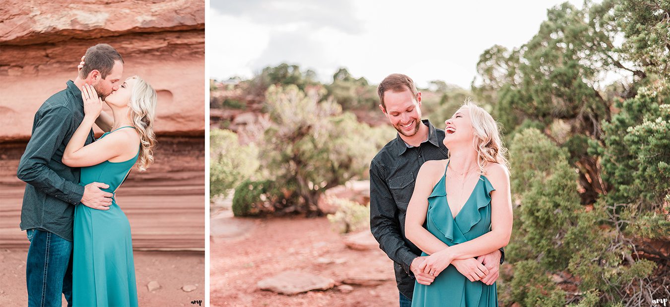 Dylan & Lexi's Engagement on the Colorado National Monument | amanda.matilda.photography