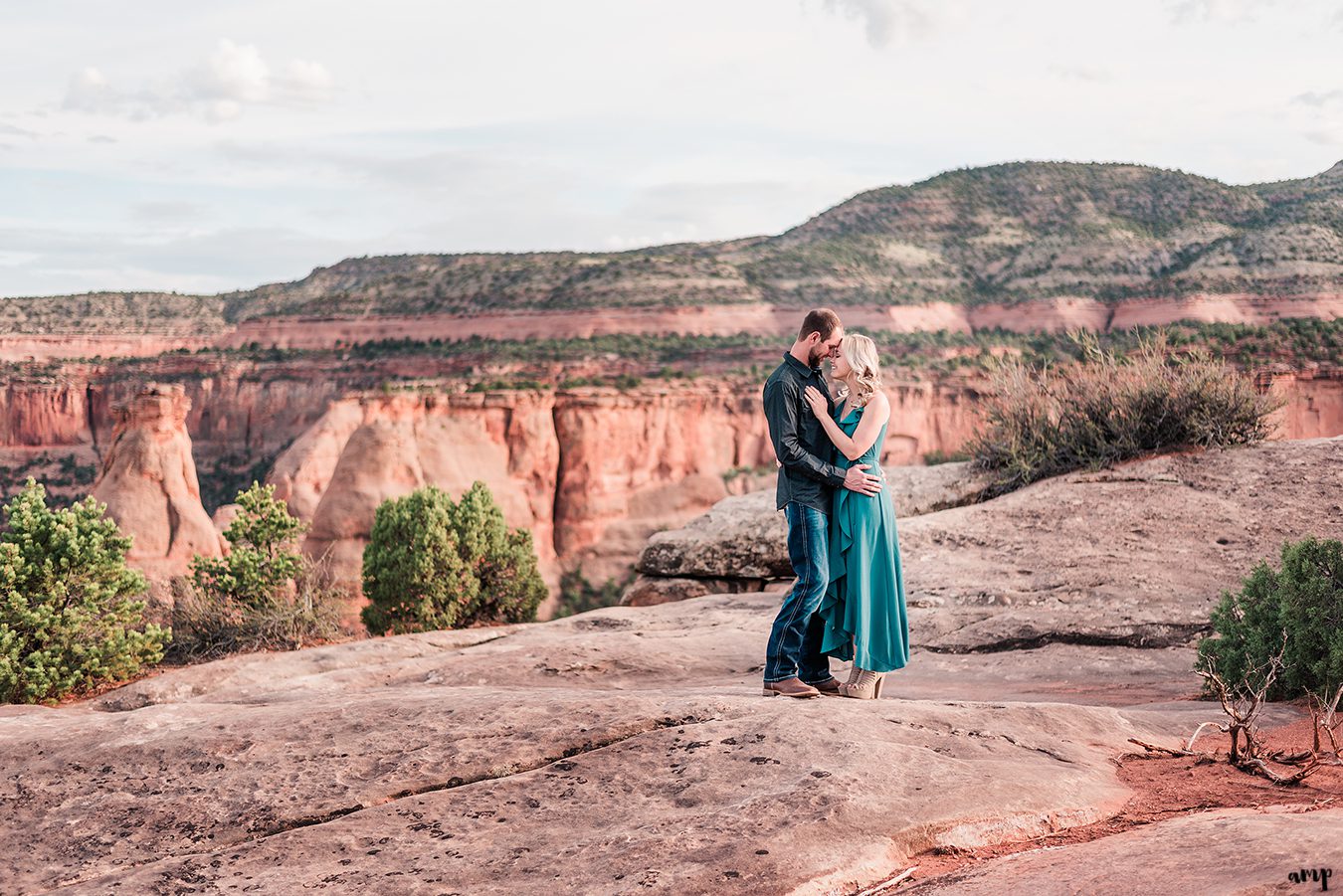 Dylan & Lexi's Engagement on the Colorado National Monument | amanda.matilda.photography