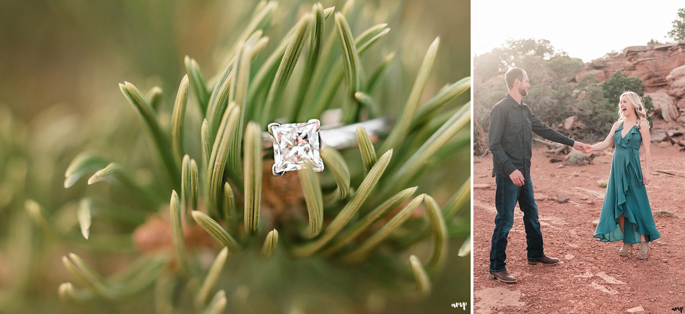 Dylan & Lexi's Engagement on the Colorado National Monument | amanda.matilda.photography