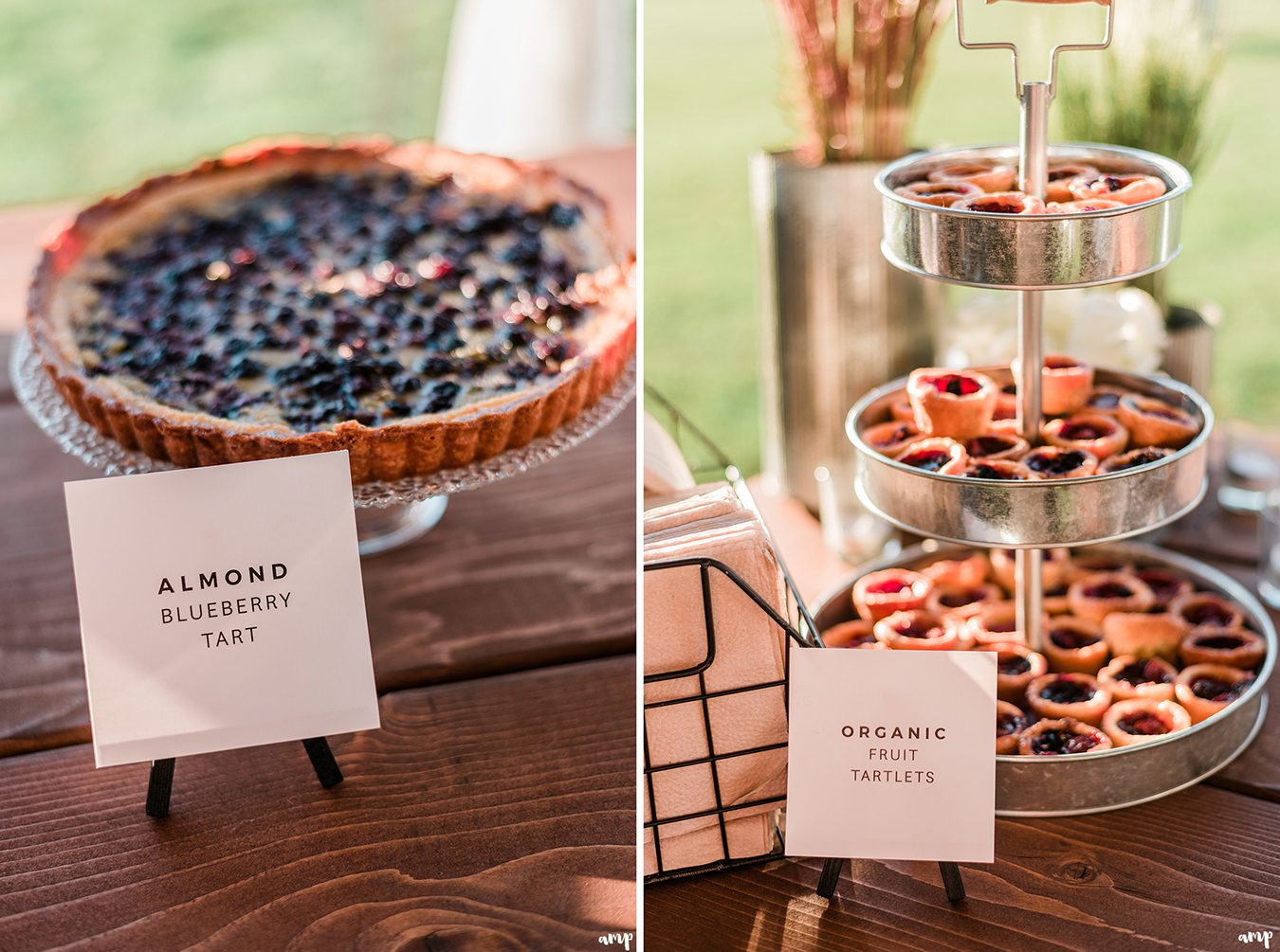Pies for dessert | Grand Junction Backyard Wedding | amanda.matilda.photography