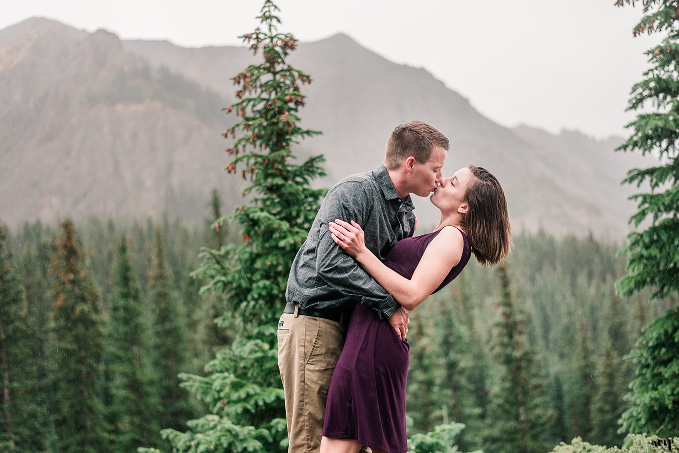 Dayton & Chelse's Telluride Engagement Session at Alta Lakes | amanda.matilda.photography