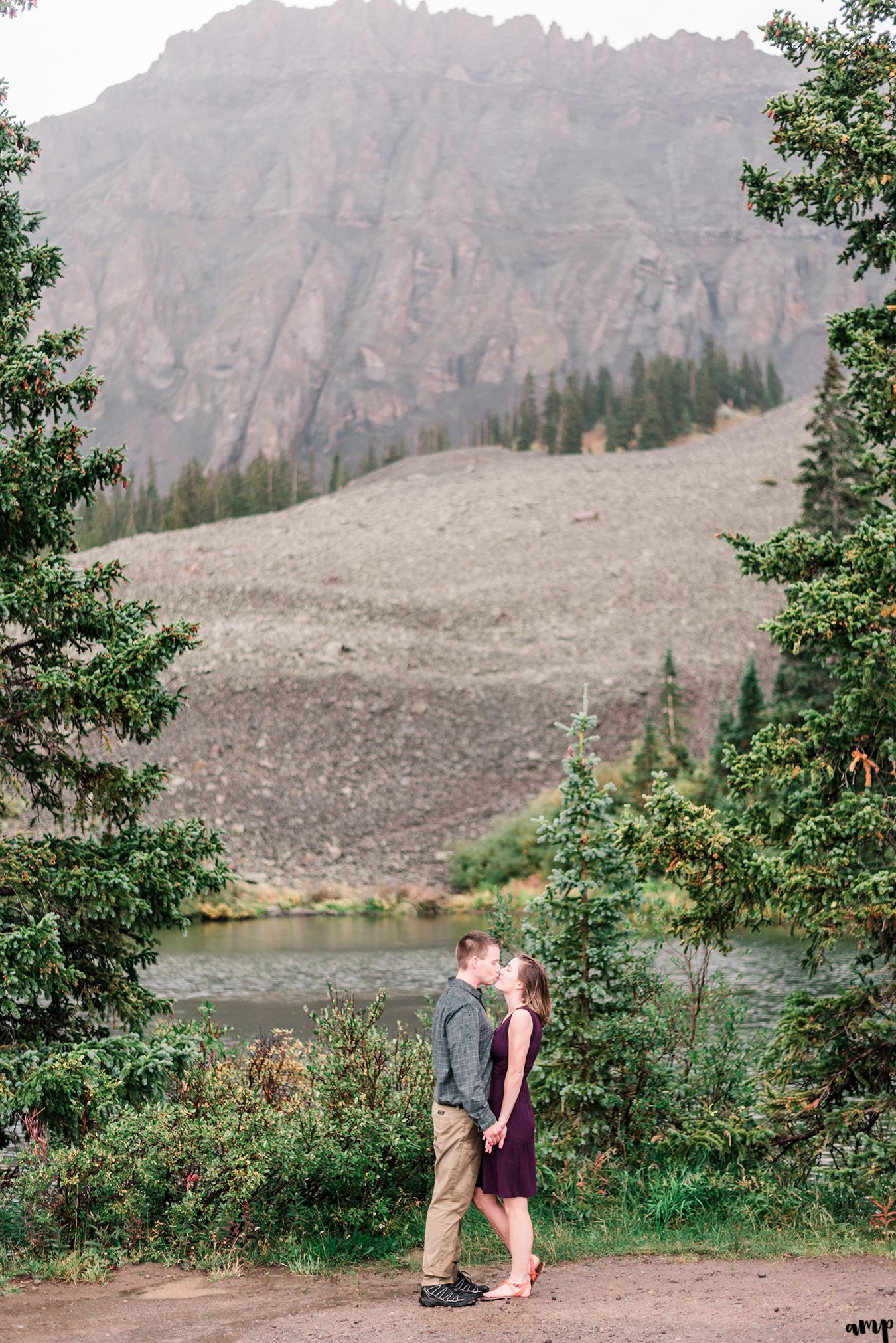 Dayton & Chelse's Telluride Engagement Session at Alta Lakes | amanda.matilda.photography