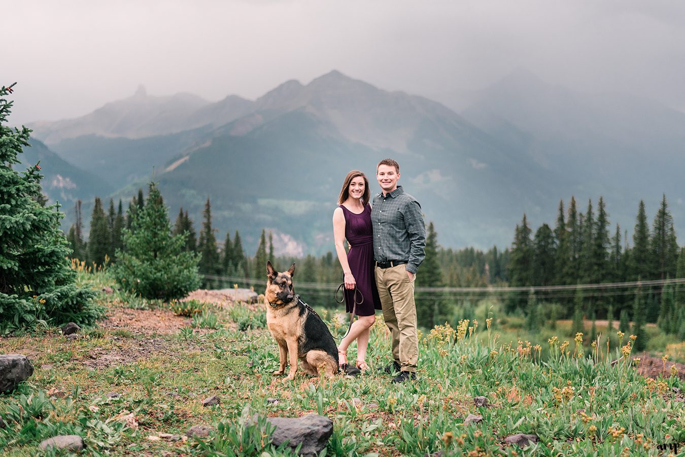 Dayton & Chelse's Telluride Engagement Session at Alta Lakes | amanda.matilda.photography