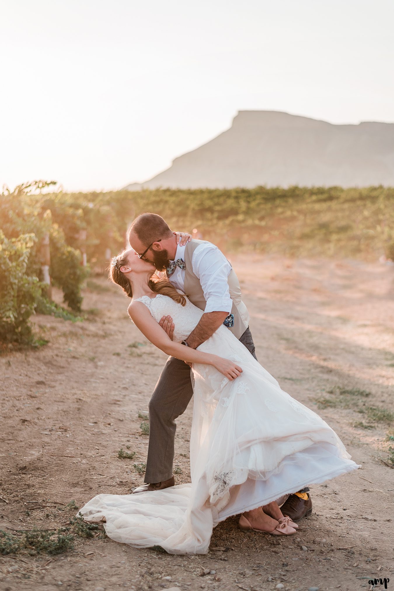 April & Bruce's Palisade Wedding in a Vineyard | amanda.matilda.photography