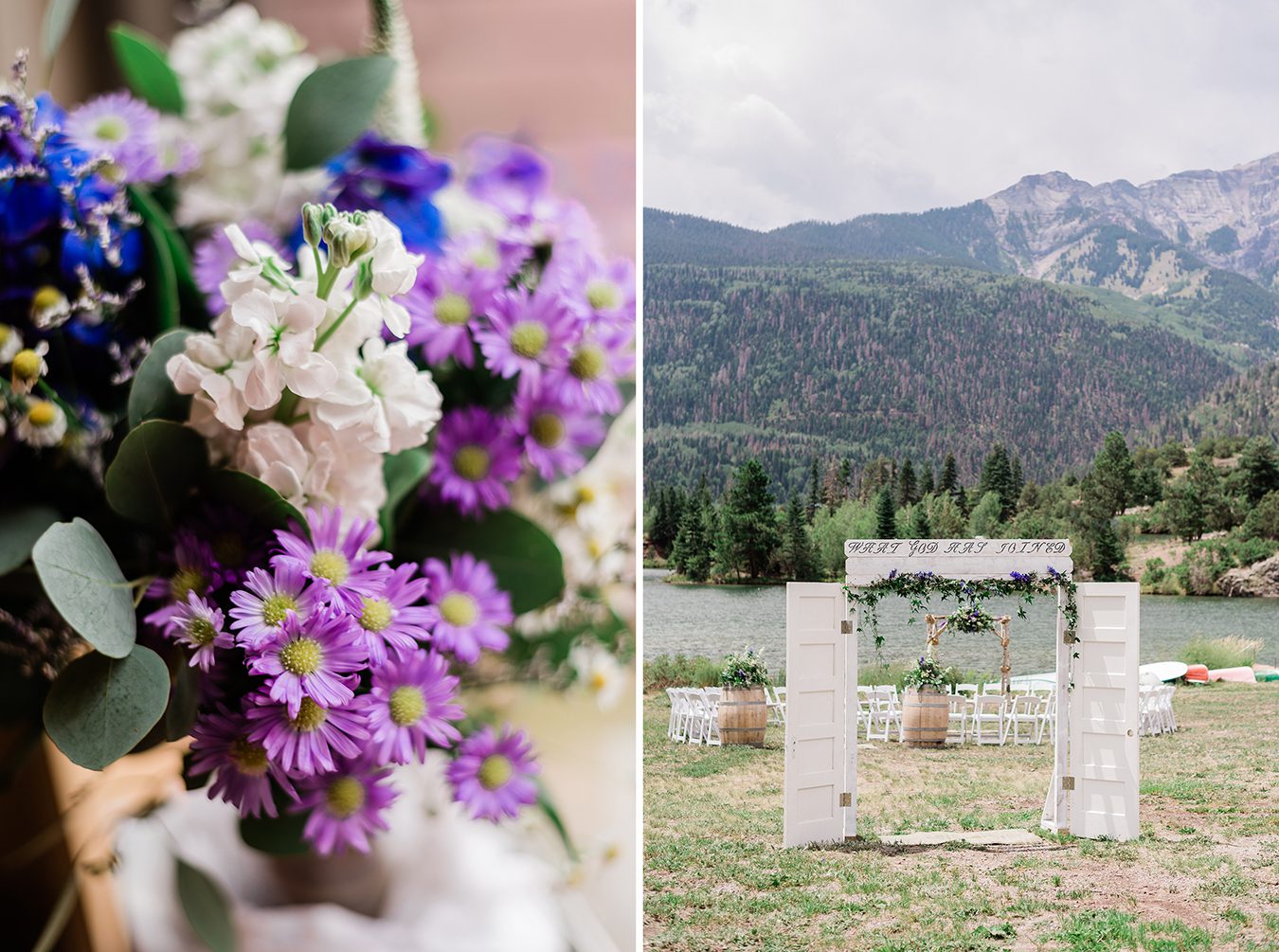 Ouray Wedding at a Private Lake | amanda.matilda.photography